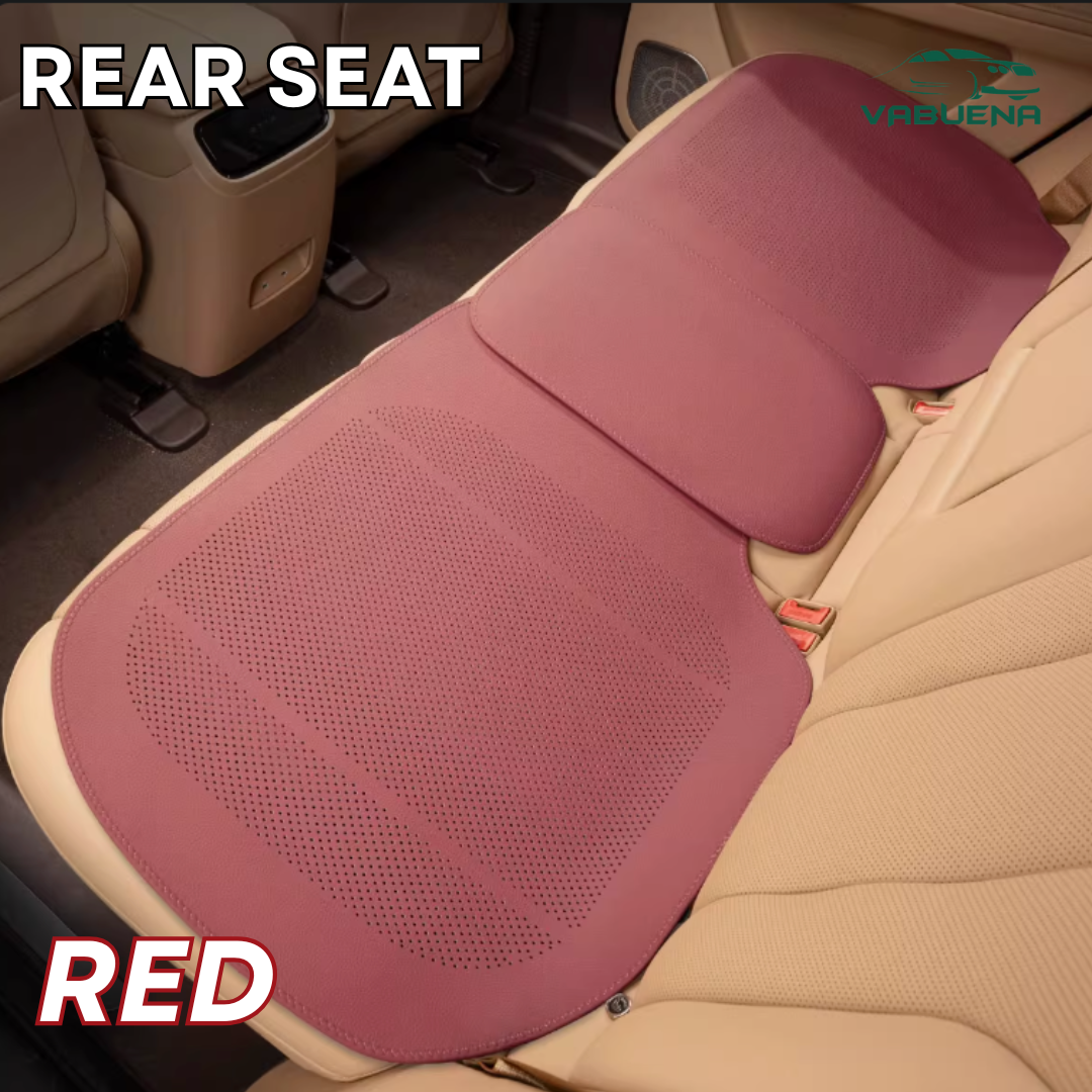 AirLux Seat Cover - Universal All-Season Ventilated Leather – Breathable Comfort Seat Cover