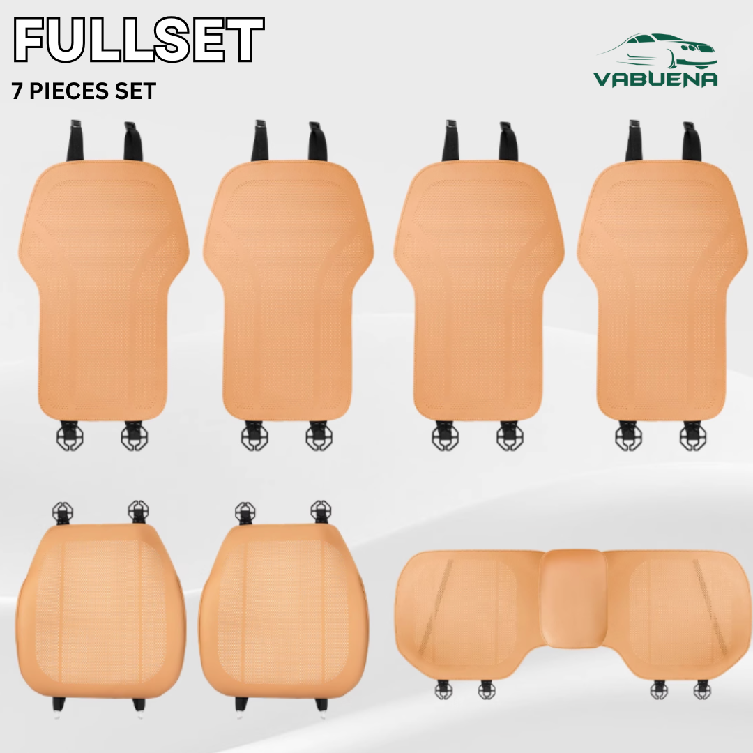 AirLux Seat Cover - Universal All-Season Ventilated Leather – Breathable Comfort Seat Cover