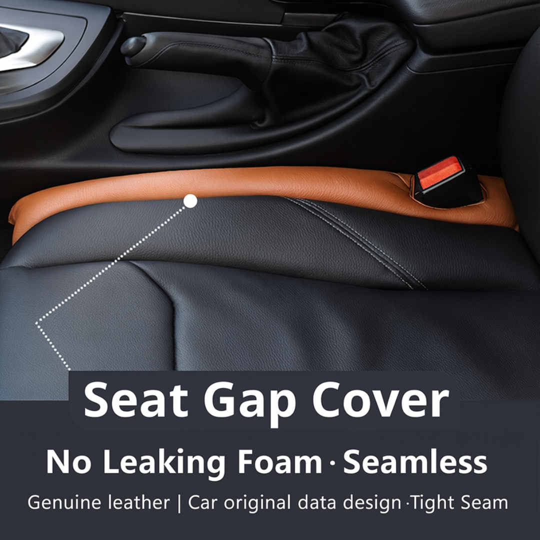 GapGuard Universal Car Seat Gap Filler – Anti-Drop Pad with Seatbelt Slot