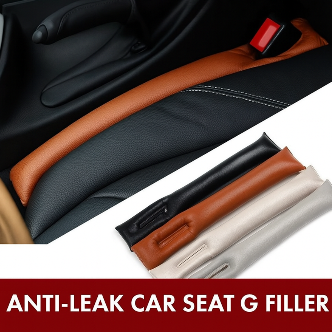 GapGuard Universal Car Seat Gap Filler – Anti-Drop Pad with Seatbelt Slot