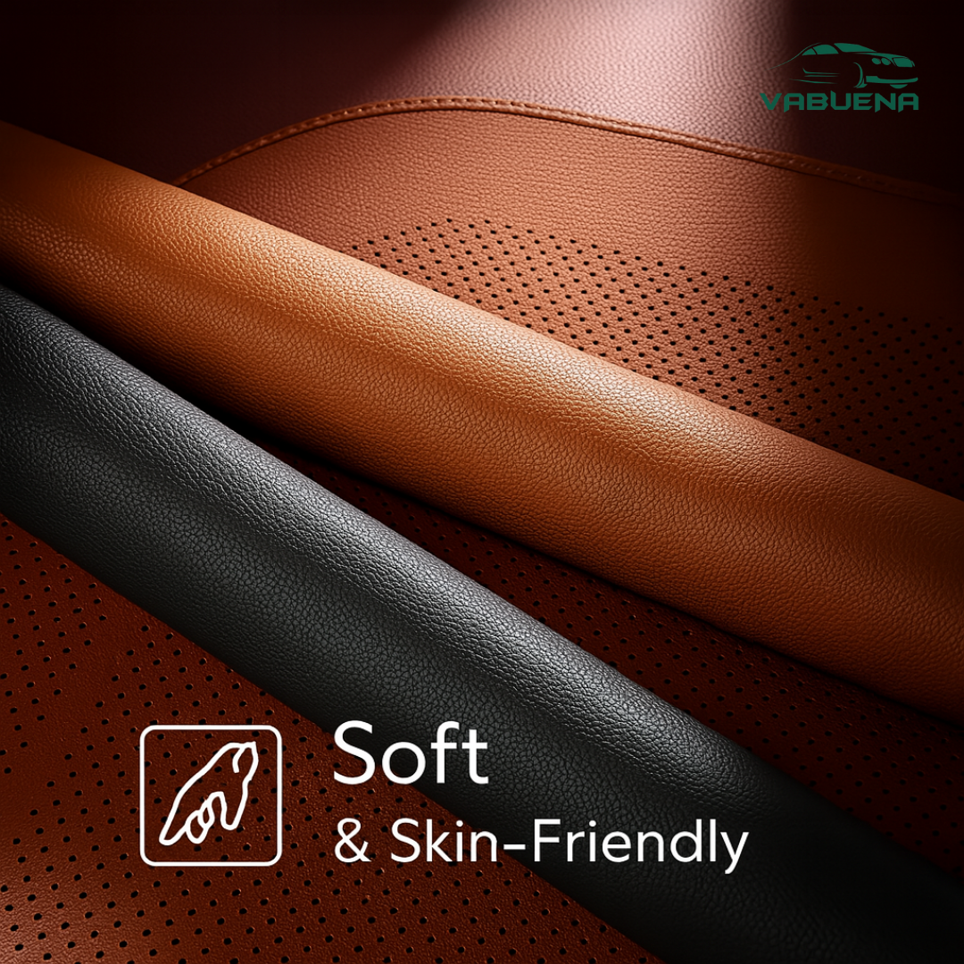 AirLux Seat Cover - Universal All-Season Ventilated Leather – Breathable Comfort Seat Cover