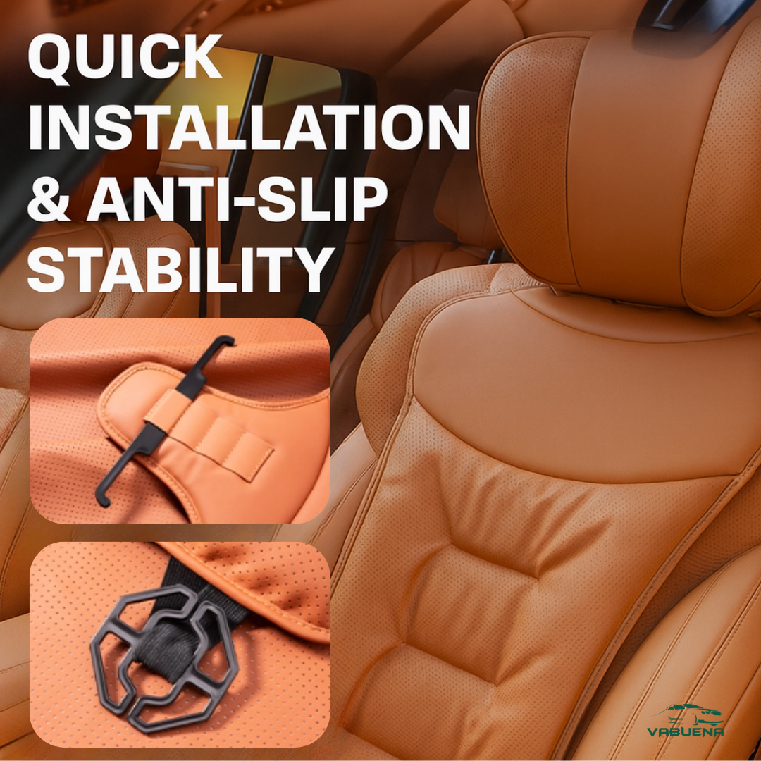 🔥AirFlow AutoFit Seat Cover - Universal 4-Season Car Seat Cushion – 🔥Skin-friendly and anti-fouling leather seat cushions