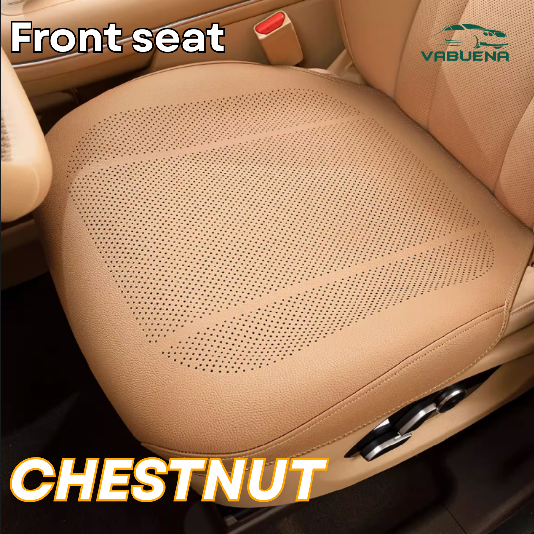 AirLux Seat Cover - Universal All-Season Ventilated Leather – Breathable Comfort Seat Cover
