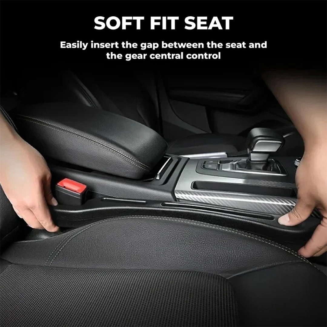 GapGuard Universal Car Seat Gap Filler – Anti-Drop Pad with Seatbelt Slot