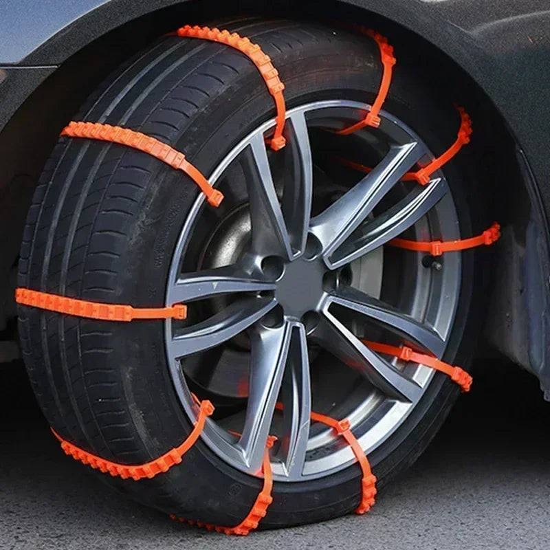 Winter Anti-Skid Tire Chains for Cars - Snow Emergency Use