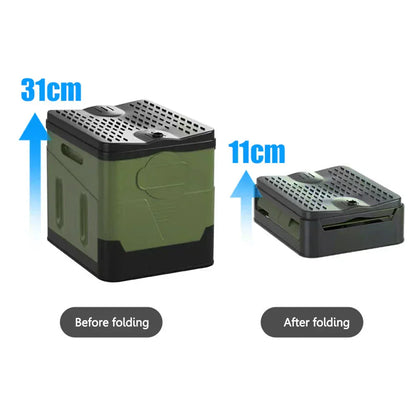 Portable Folding Toilet for Travel, Camping & Emergencies